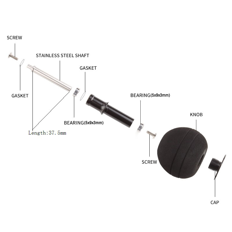 Ruke Câu Cá Tay Cầm EVA Núm Ty - đánh giá và giá Reel Spare Spool
